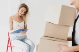 Brooks Moving and Hauling logo