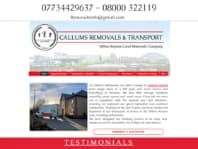 Callums Removals and Transport logo