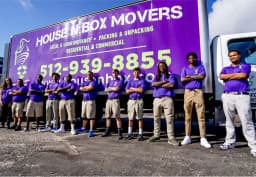 House and Box Movers and Storage logo